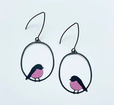 Denz + coDENZ Midi Robin Earrings in Pink and Black #same day gift delivery melbourne#