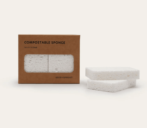 Seed & Sprout Compostable Sponge 4 pack