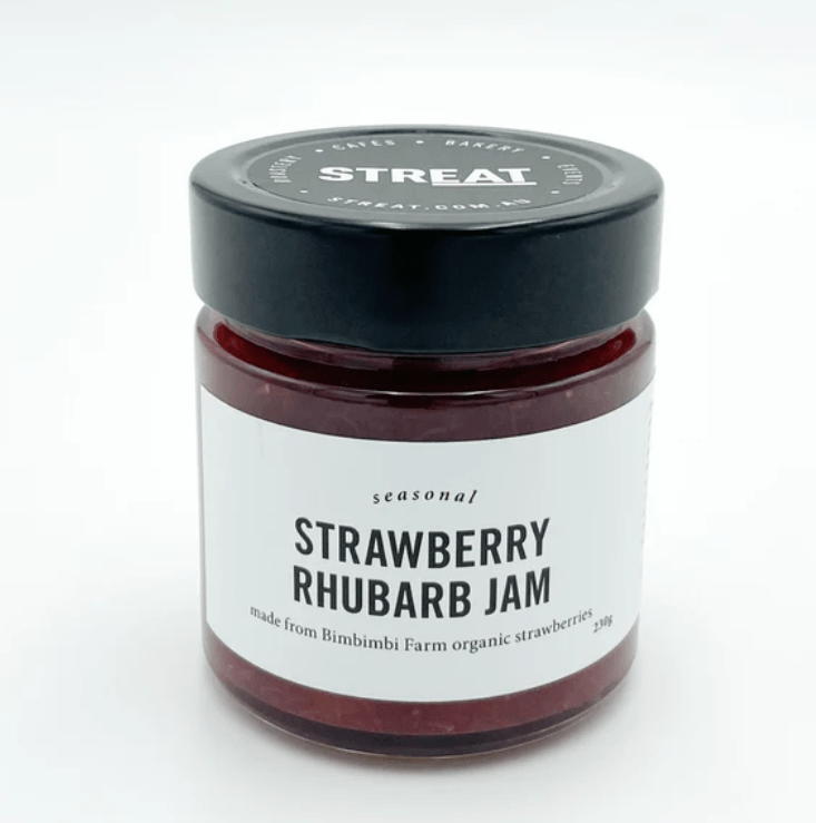 StreatSTREAT Strawberry and Rhubarb Jam 230g #same day gift delivery melbourne#