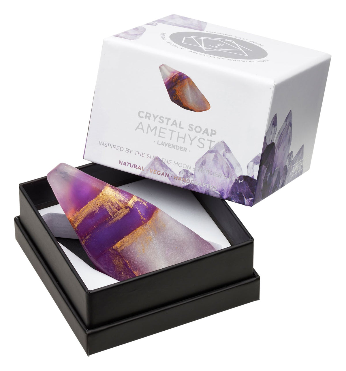 Summer Salt BodySummer Salt Body Amethyst Crystal Soap #same day gift delivery melbourne#