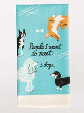 Blue QBlue Q People I want to Meet: dogs Tea Towel #same day gift delivery melbourne#