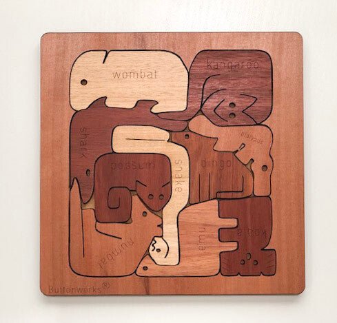 Buttonworks Square Animal Puzzle