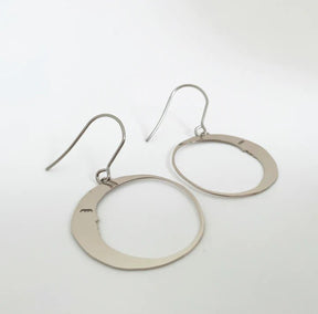 DENZ Mini Moon dangles in silver