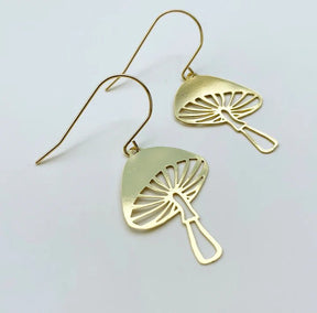 DENZ Mini Mushie dangles in gold