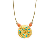 Flaming PotFlaming pot Crochet Donut Necklace #same day gift delivery melbourne#