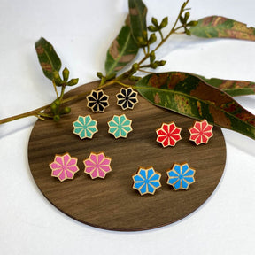 Gumnut Wooden Stud Earrings