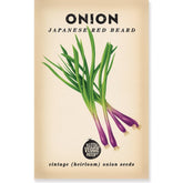 Little Veggie Patch CoLittle Veggie Patch Co ONION "JAPANESE RED BEARD" HEIRLOOM SEEDS #same day gift delivery melbourne#